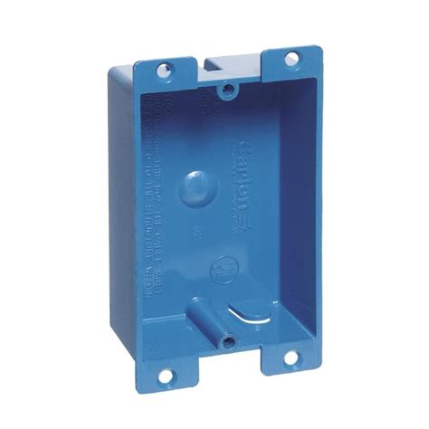 shallow wall outlet box